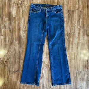 MICHAEL KORS Women’s Blue Straight Boot Cut Jeans Denim Size 8